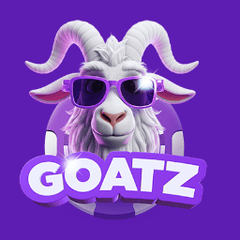Goatz casino med geit-maskot og 200 kr gratis bonus banner